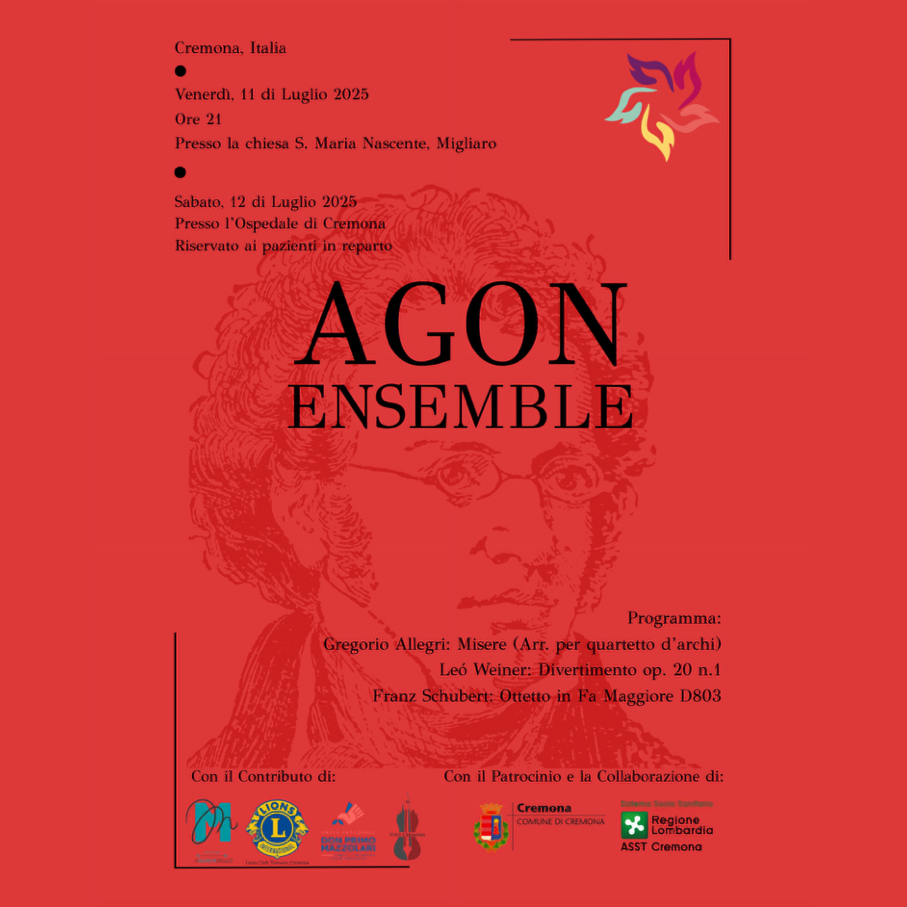 Agon Ensemble 2025 Ospedale di Cremona